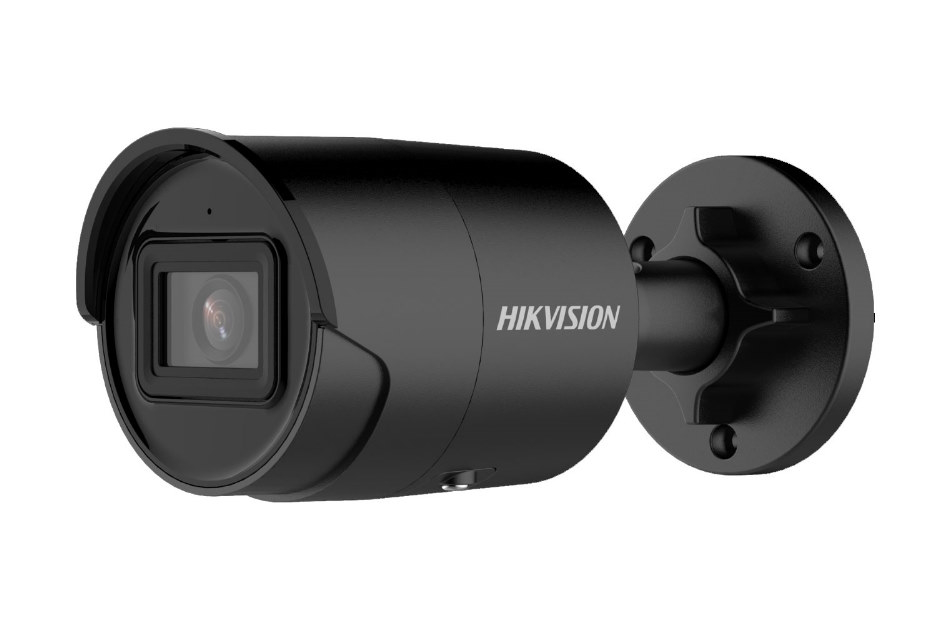 20000727 Hikvision AcuSense Caméra IP 4MP WDR Mini IR Bullet, 2.8mm, micro intégré, noir