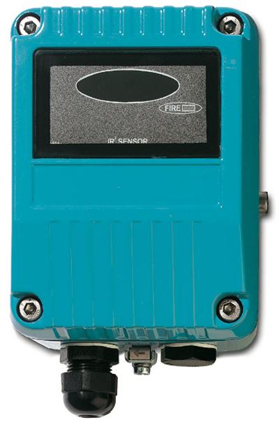 2545 Dual IR vlamdetector in zink behuizing,relais uitgang