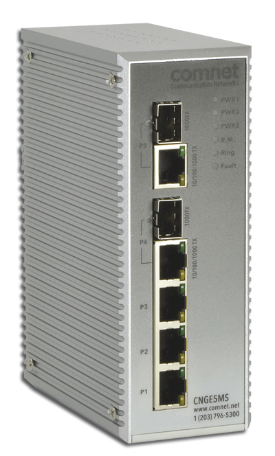 16632 Switch Ethernet industriel 5 ports, couche 2