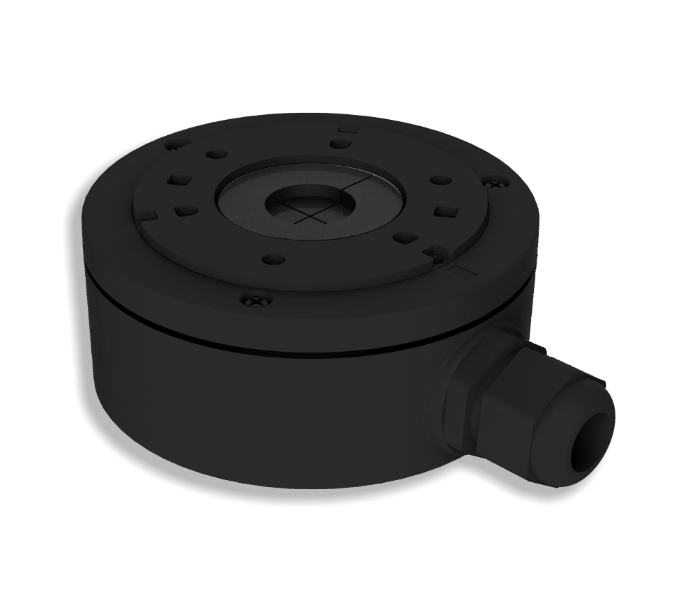 20000221 Backbox voor Hikvision camera's, zwart