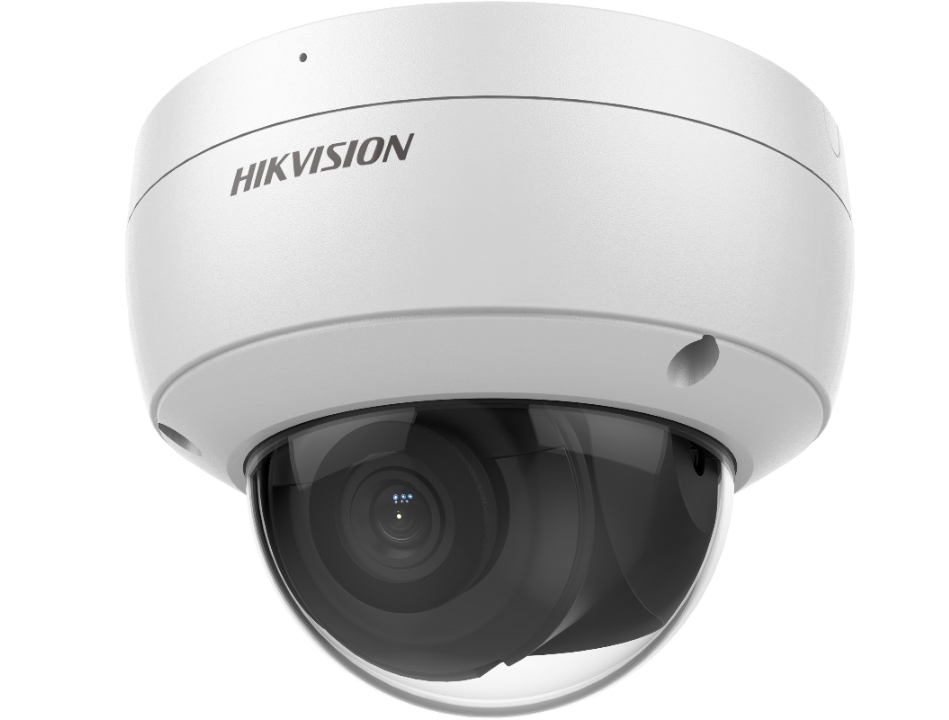20001080 Hikvision EasyIP 4.0 AcuSense 8MP IR 4K Dome IP Camera, ingebouwde microfoon