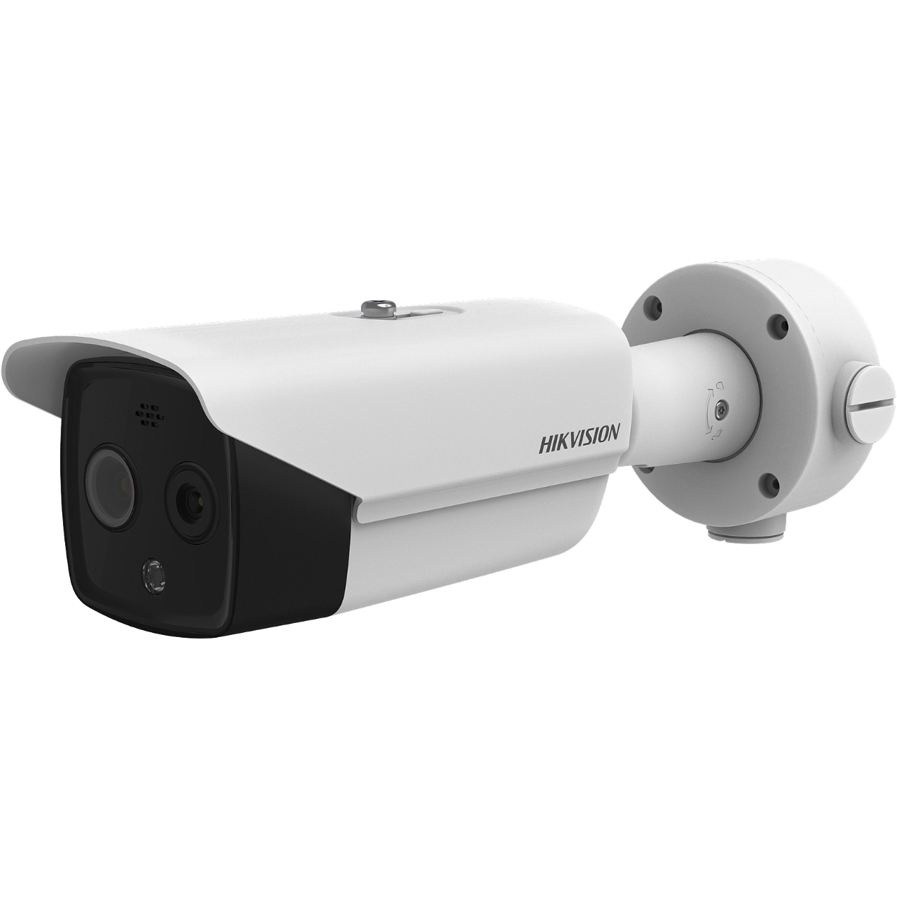 20001007 Hikvision HeatPro Caméra IP Bullet Thermique et Optique bi-spectre VCA, -20~150°C (± 8 °C), 9.7mm