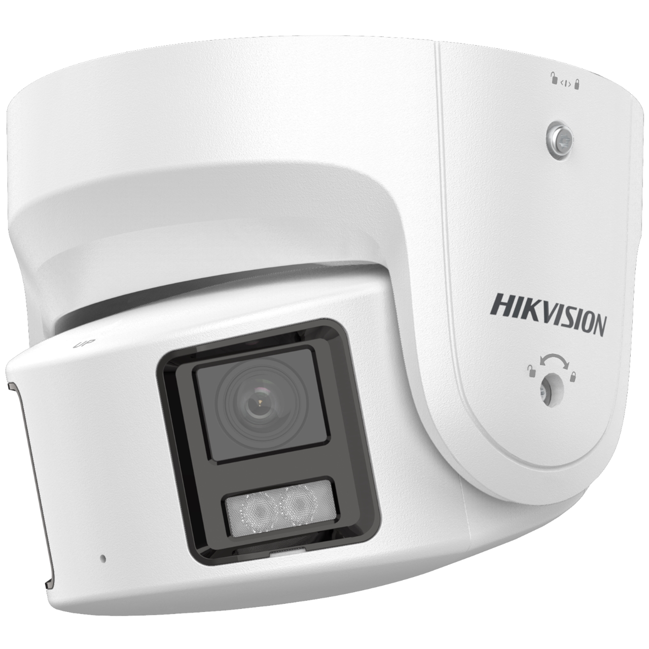 20000978 Caméra turret IP Hikvision ColorVu EasyIP 4.0 8MP Panoramique WDR IR, 4 mm, IP67