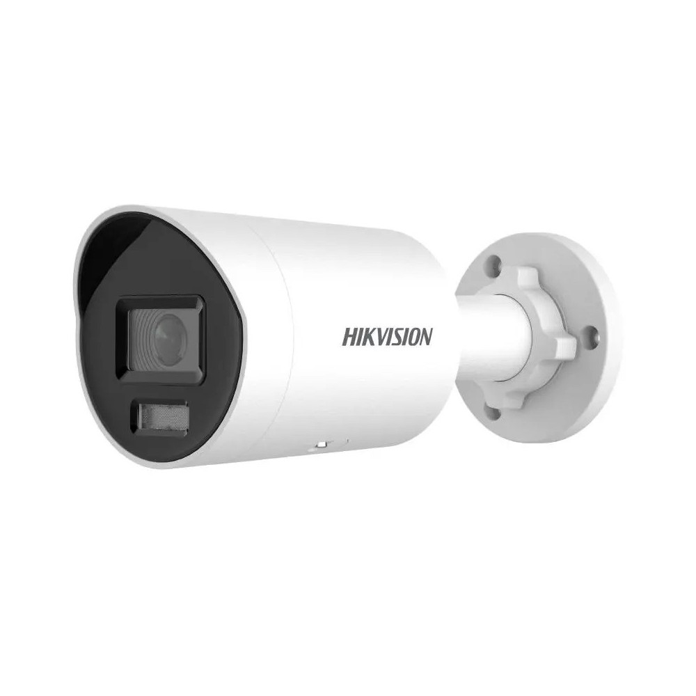 20001113 Hikvision 4 MP Smart Hybrid Light Dual Illumination Bullet IP Camera, 2.8mm, mic
