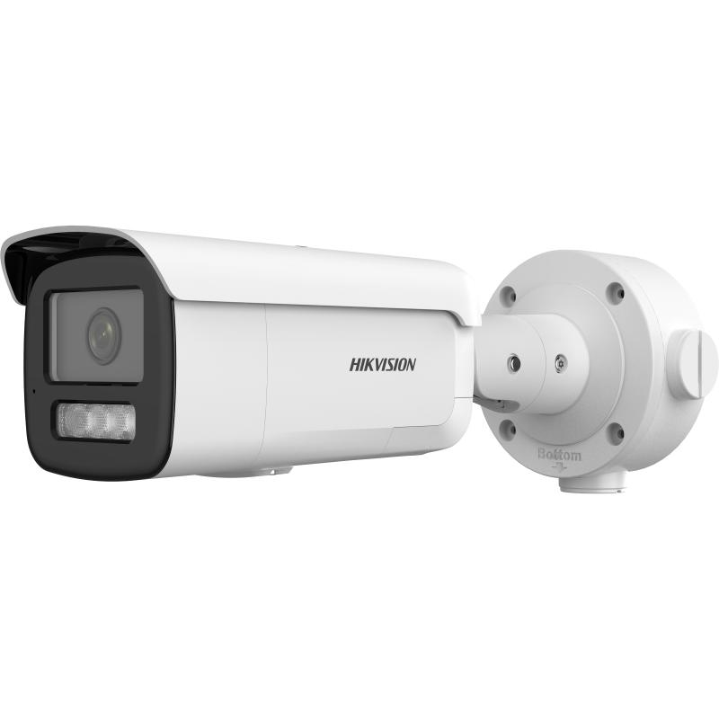 20001229 Caméra IP Bullet fixe Hikvision 4 MP AcuSense, lampe flash, alarme audio, 2.8 mm