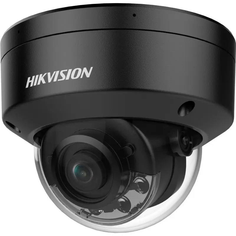 20001287 Caméra Hikvision 8 MP ColorVu Smart Hybrid Light Dôme IP, 2.8mm, micro, noir