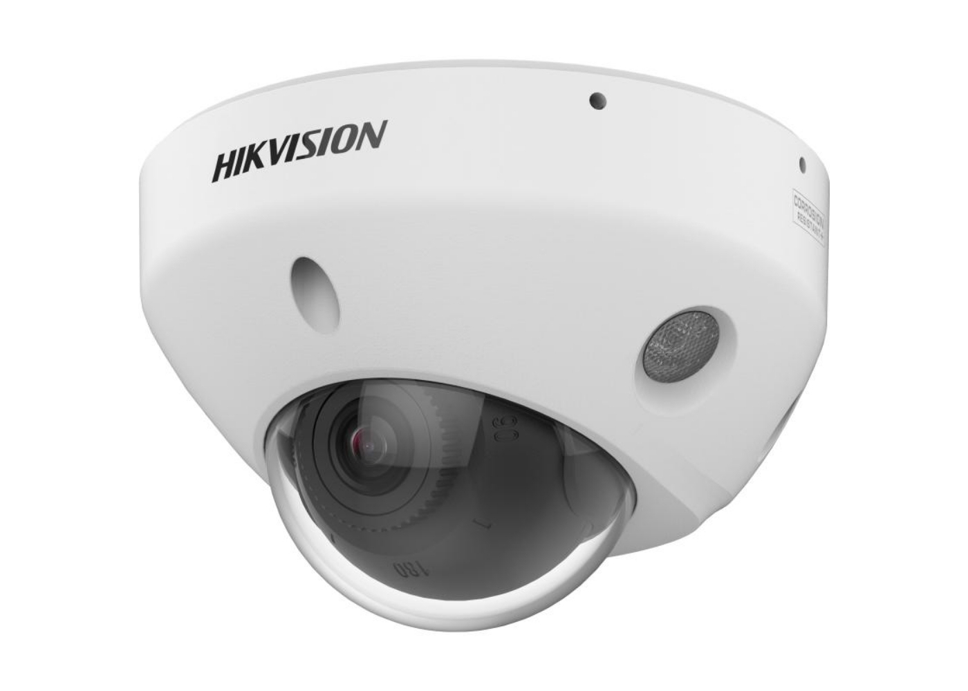 20002392 Caméra réseau mini-dôme à focale variable Hikvision 4 MP Acusense Smart Hybrid Light, 2,8 mm