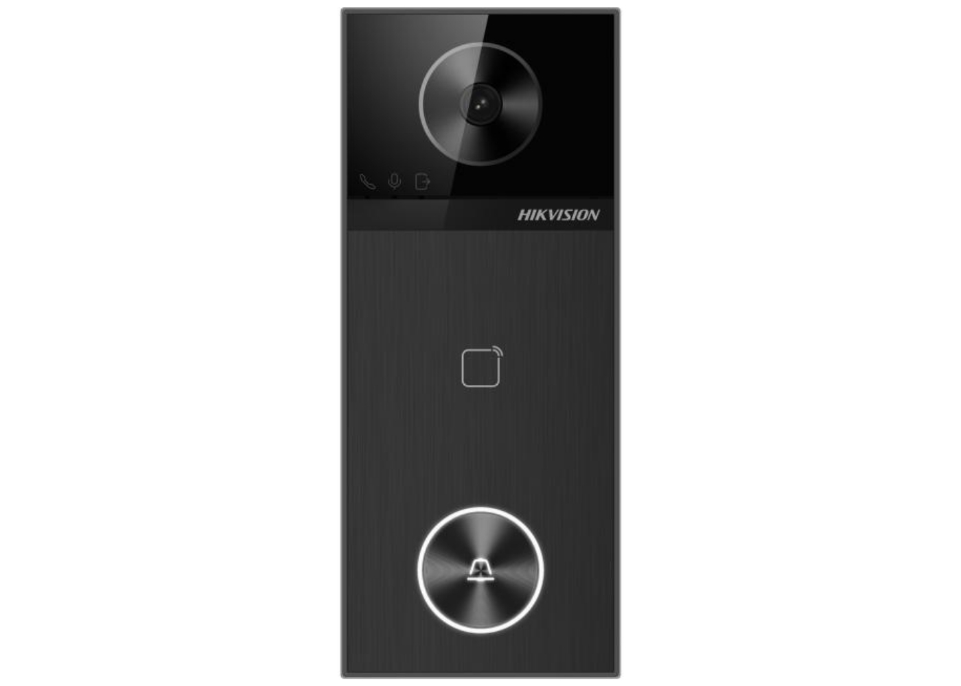 20002437 Station de porte IP Hikvision Villa 4 MP, PoE 12 V CC, Mifare, Wi-Fi