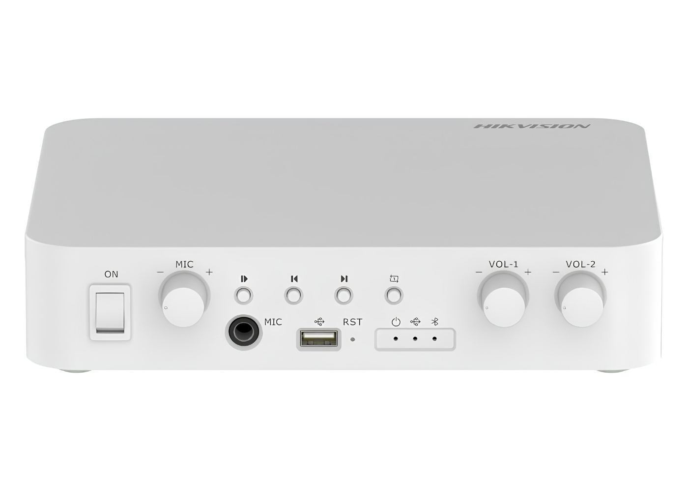 20002682 Hikvision 80 W netwerkversterker met 2 zones en Spotify ondersteuning