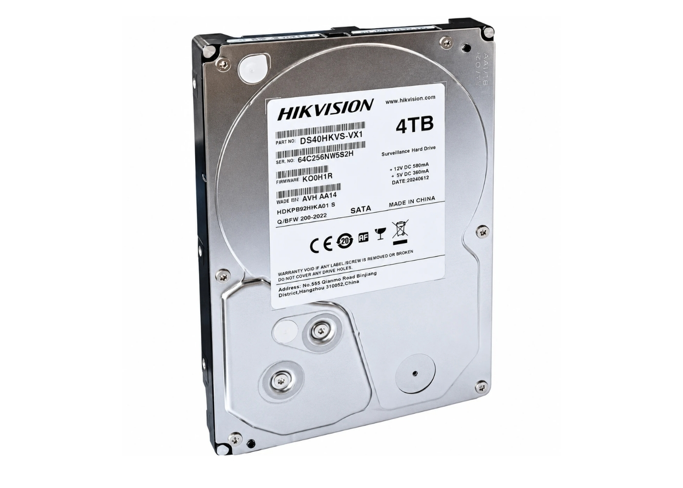 20002829 HDD de vidéosurveillance Hikvision VX1 4To