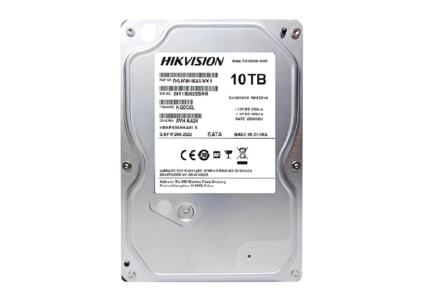 20002832 10TB Hikvision VX1 videobewaking HDD