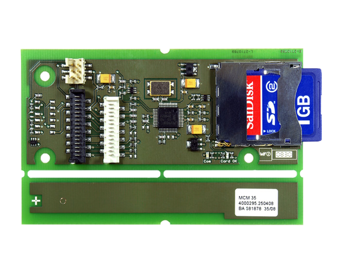 30040076 Module de mémoire comprenant une carte SD industrielle de 2 Go + support de montage