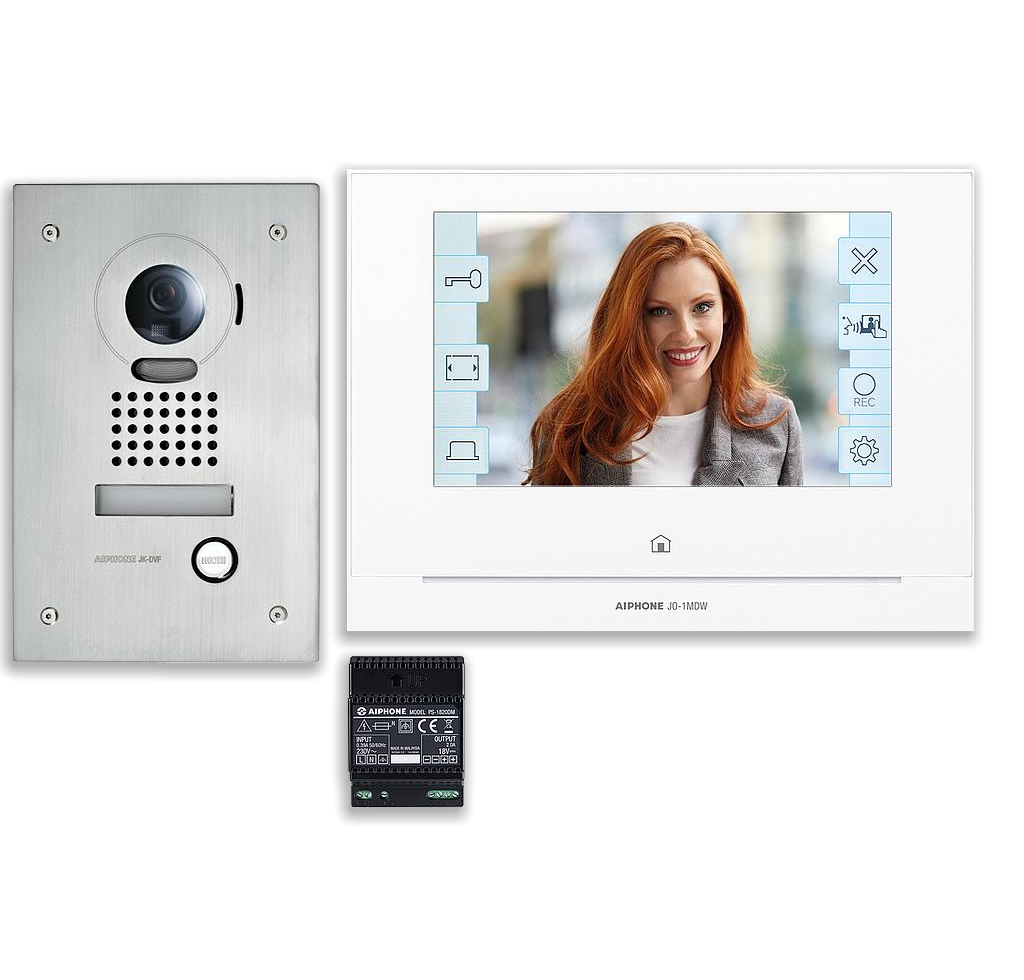 40020110 Videokit met 7" wifi monitor & inbouwdeur, Antivandaal
