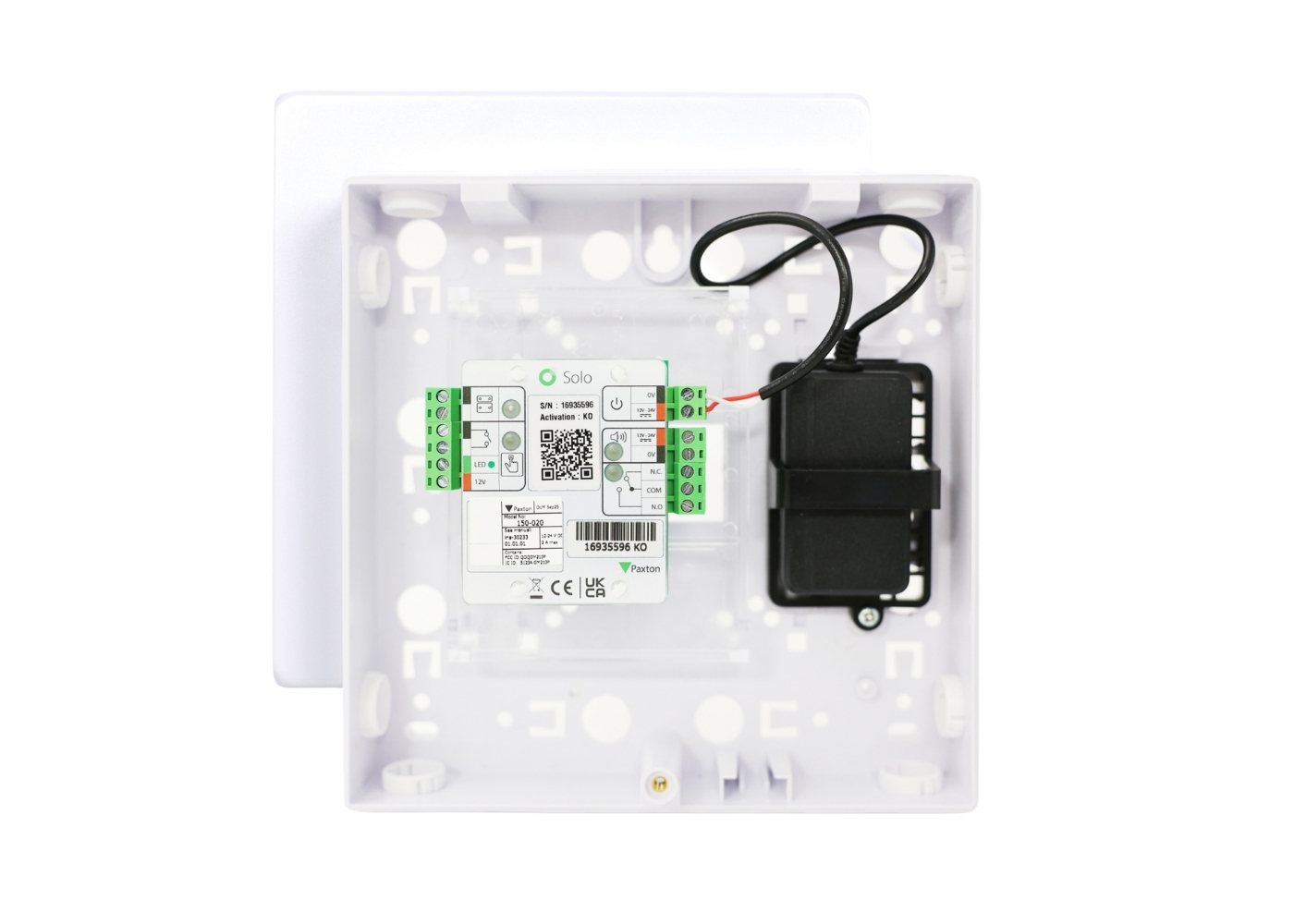 40040171 Solo - Contrôleur, alimentation 12 V 1 A, boîtier en pvc